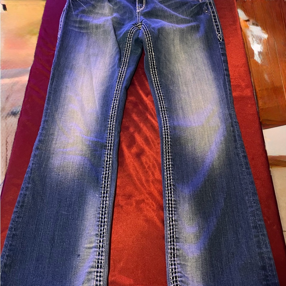Like new Rock Revival boot cut jeans